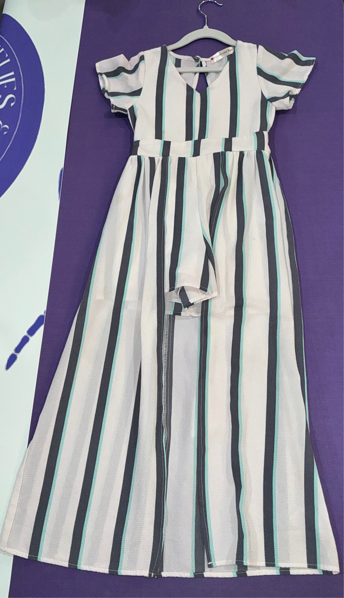 Poppies and Roses romper