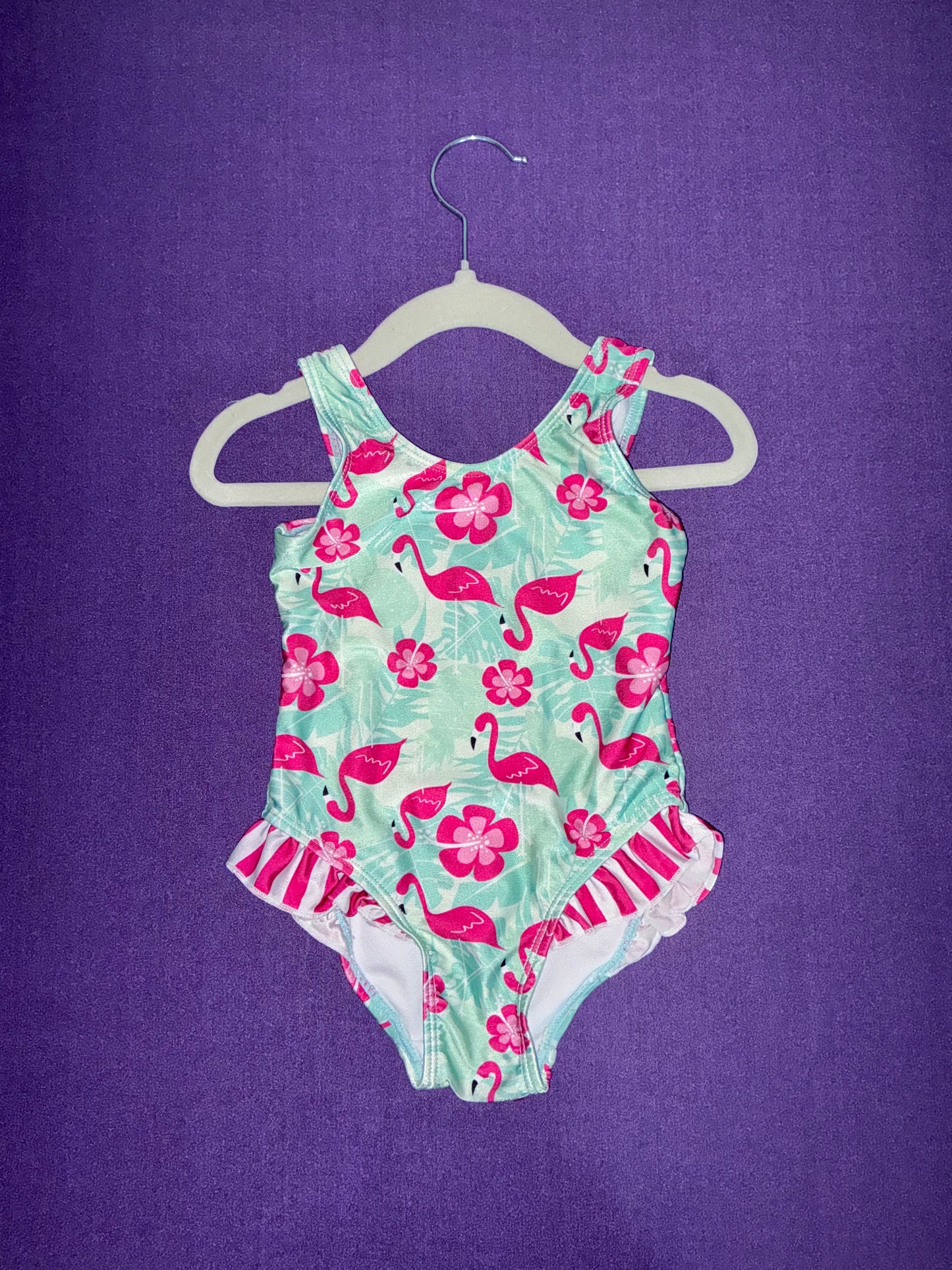 Flamingo one piece swim suit