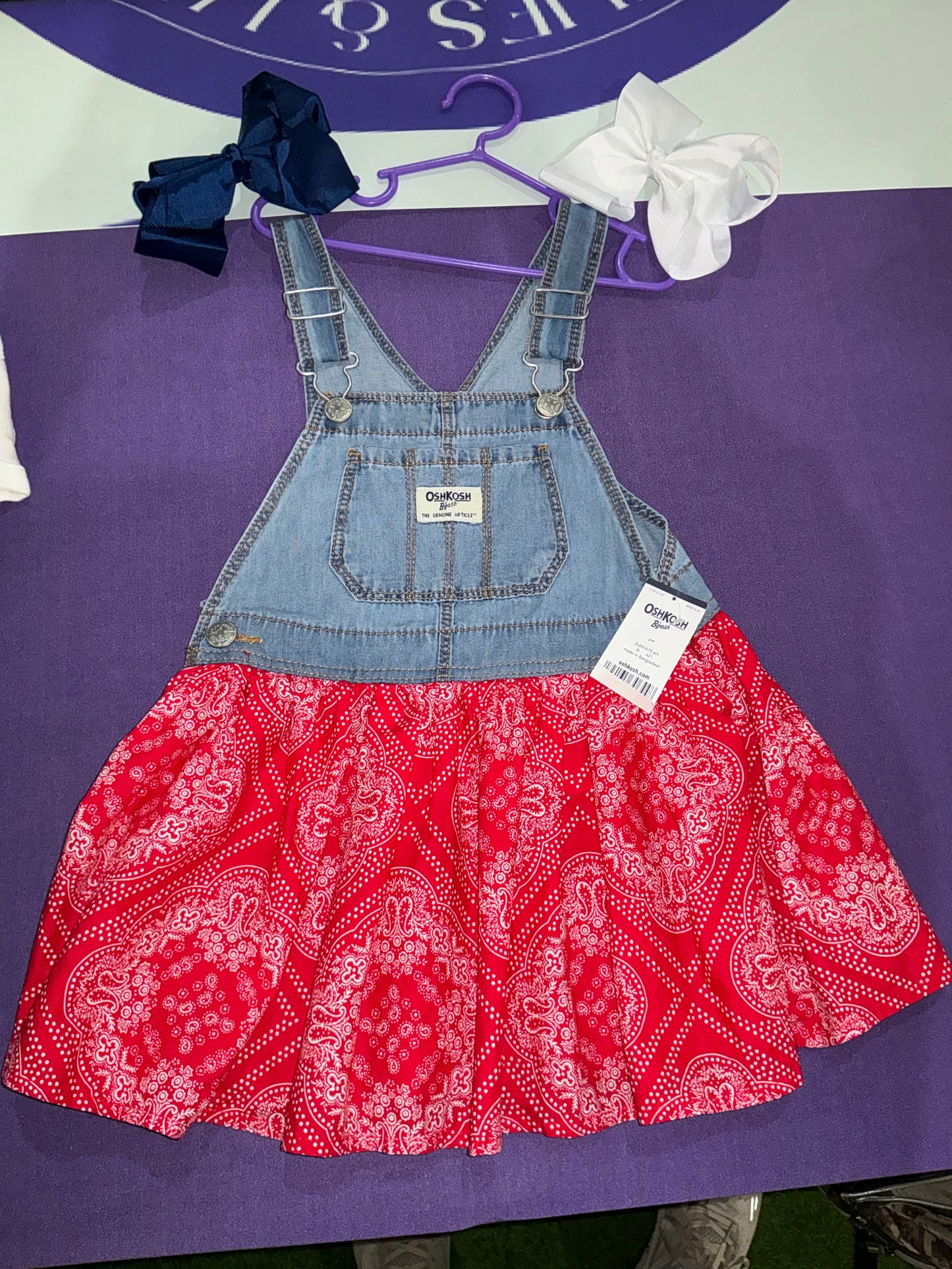 NWT OSH KOSH OVERALL DRESS