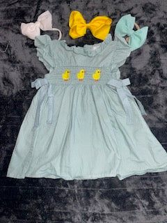 Smocked Duck Dress 12-18M