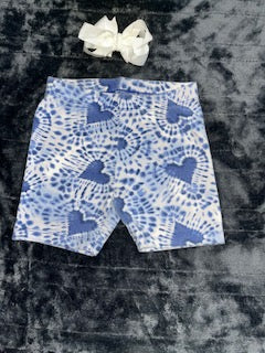 Blue Heart Shorts