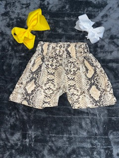Snake Skin Shorts