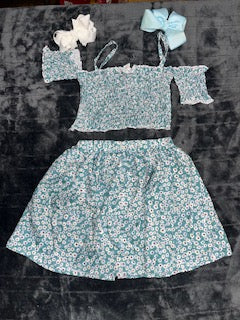 Floral two- piece outfit