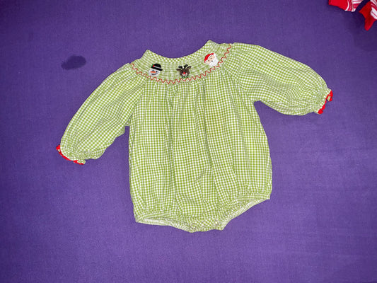 Marie Nicole Christmas Romper