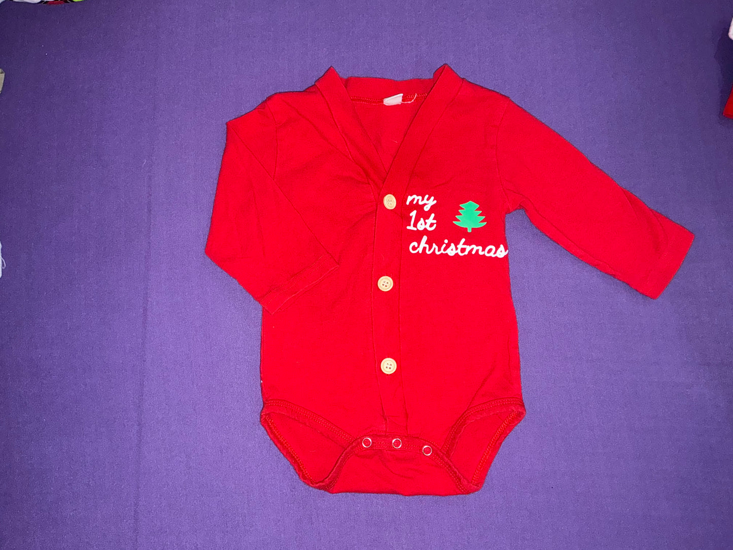 My 1st Christmas Romper