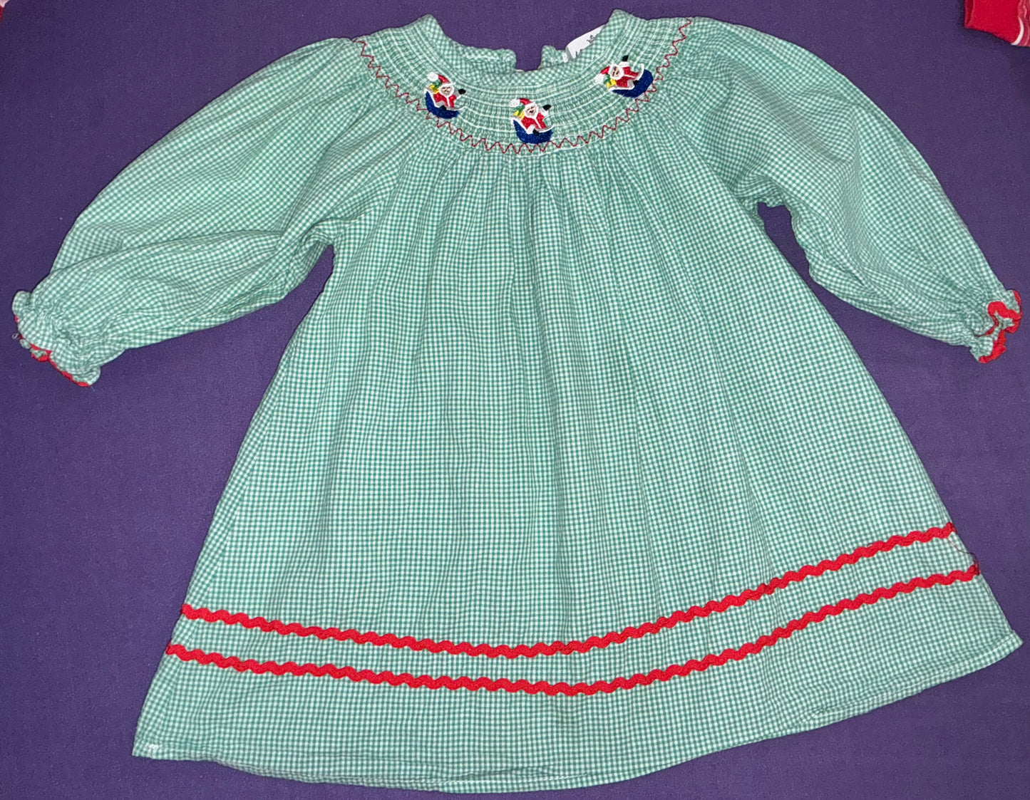 Marie Nicole Santa Smocked