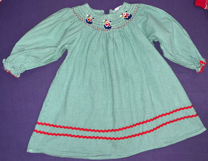 Marie Nicole Santa Smocked