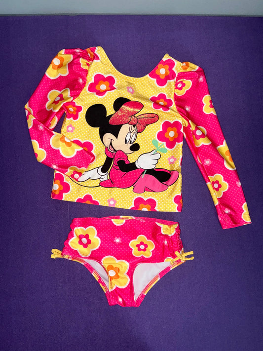 Disney Minnie Mouse 2 piece swim suit