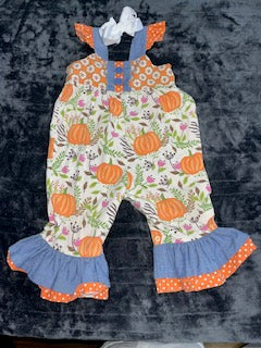 Pumpkin Jumpsuit 18-24M